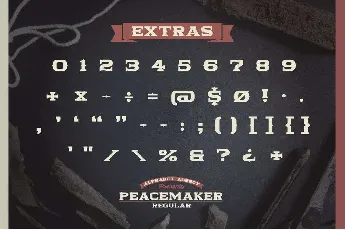 Peacemaker font