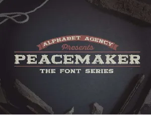 Peacemaker font