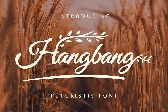 Hangbang font