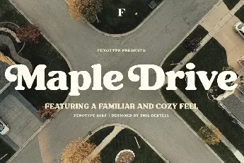 Maple Drive font