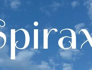 Spirax font