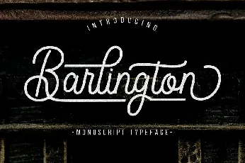 Barlington font