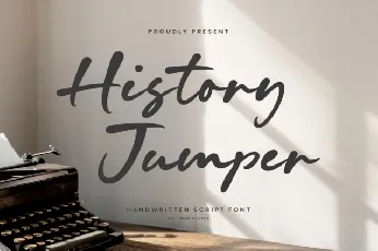 History Jumper font