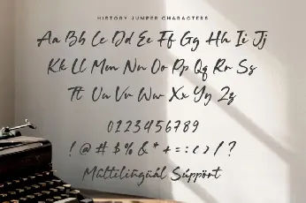 History Jumper font