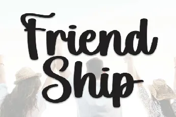 Friend Ship Script font