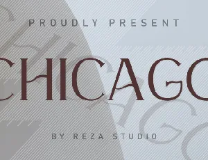 CHICAGOO font