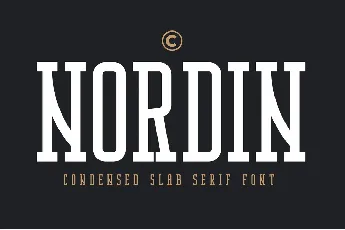 Nordin Slab Demo font