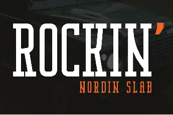 Nordin Slab Demo font