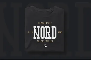 Nordin Slab Demo font