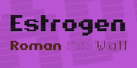 Estrogen font