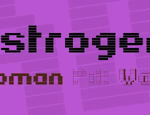 Estrogen font