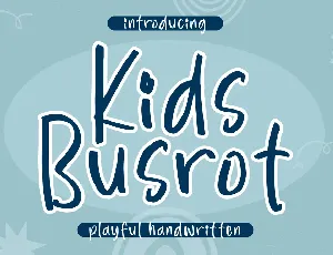 Kids Busrot font