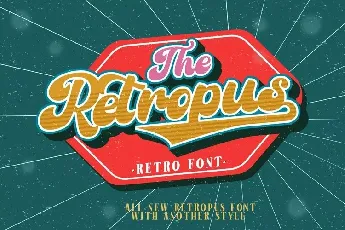 Retropus font