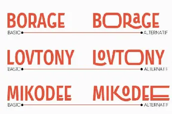 Lovtony Duo font