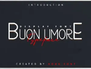 Buon Umore Sans Serif font