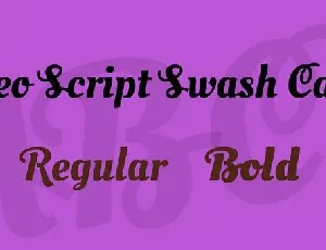 Oleo Script Swash Caps Family font