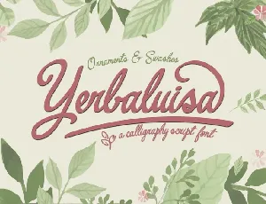 Yerbaluisa Free font