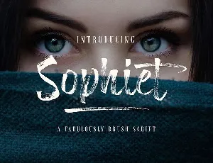 Sophiet Brush font