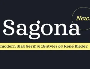 Sagona Family Free font