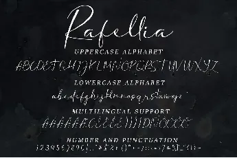 Rafellia font