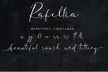 Rafellia font