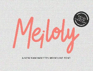 Meiloly font