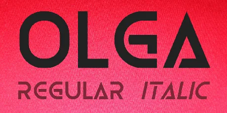 Olga font