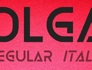 Olga font