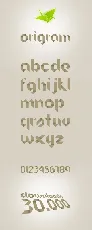 Origram font