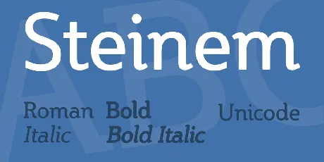 Steinem font