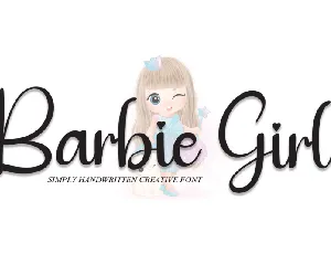 Barbie Girl Typeface font