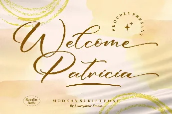 Welcome Patricia font