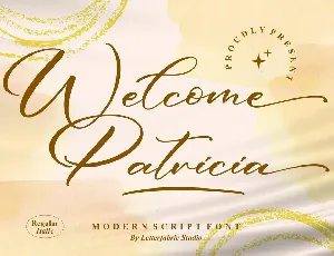 Welcome Patricia font