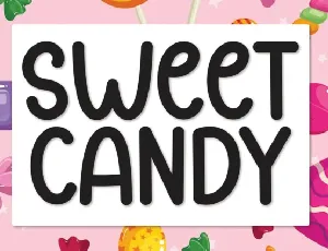 Sweet Candy Display font