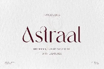 Astraal font