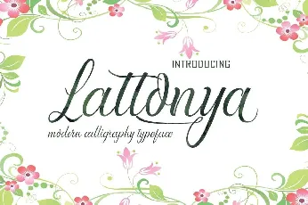 Lattonya font