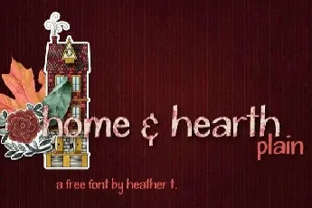 Home & Hearth font