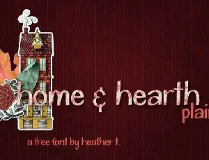 Home & Hearth font