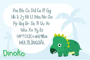 Dinoko font