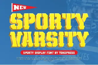 Sporty Varsity font