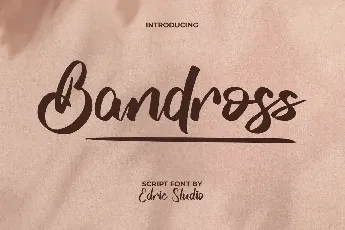 Bandross Demo font