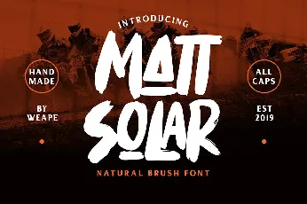 Mattsolar font