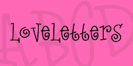 LoveLetters font