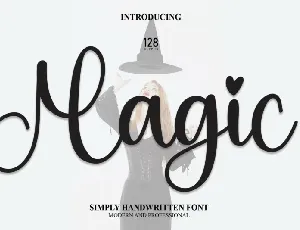 Magic Script font