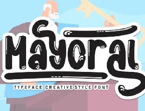 Mayoral Display font