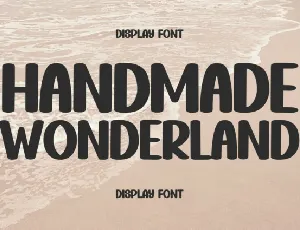 Handmade Wonderland font