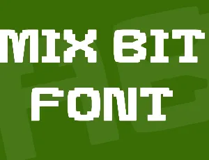 Mix Bit Font