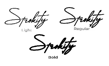 Strokify font