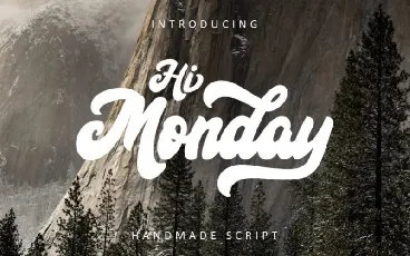 Hi Monday Script font