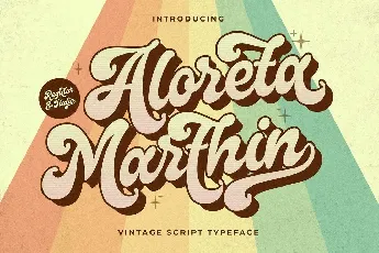 Aloreta Marthin font